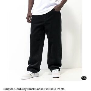 Empyre Men's Black Corduroy Pants